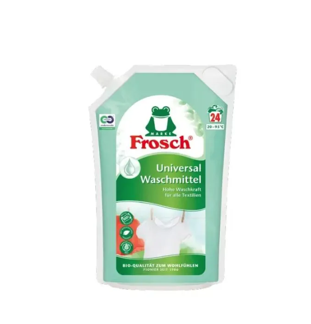 Frosch Жидкое средство для стирки универсальное 1,8 л на 24 стирки в мягкой упаковке