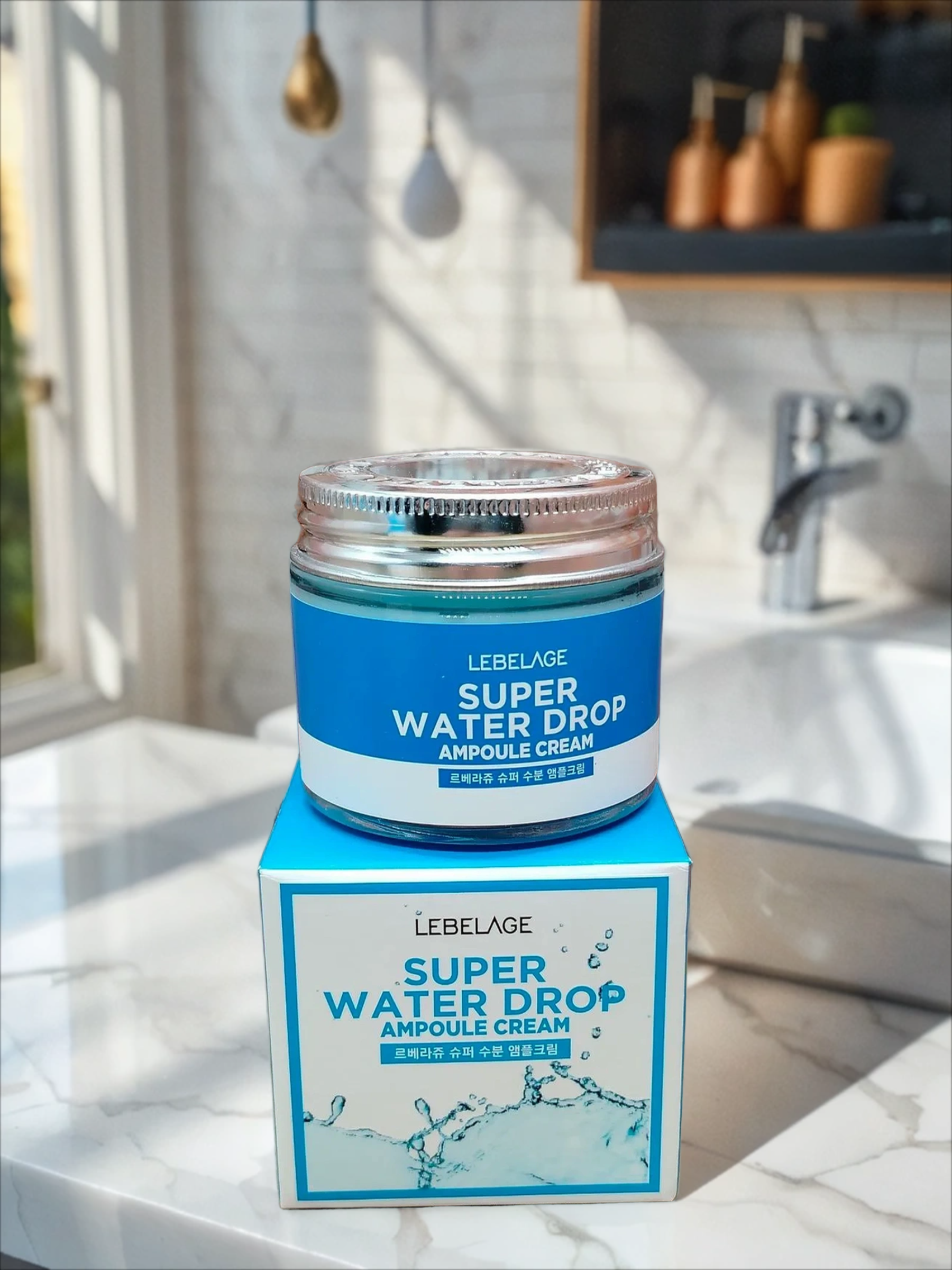 Lebelage Ampoule Cream Super Water Drop Ампульный крем для лица интенсивно увлажняющий 70 мл