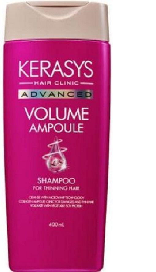 Aekyung Kerasys Advanced Volume Ampoule Шампунь ампульный для придания объема волосам с коллагеном Объем 400 мл