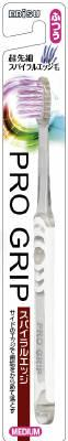 Ebisu Зубная щетка для улучшенного очищения лунки зуба и межзубного пространства со спиральными утонченными ворсинками Средней жесткости