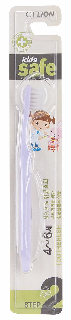 Lion Kids Safe Зубная щетка детская с нано-серебряным покрытием №2 от 4 до 6 лет