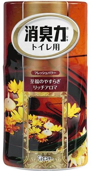 ST Shoushuuriki Жидкий дезодорант – ароматизатор для туалета c ароматом блаженства 400 мл