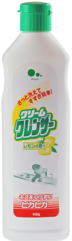 Mitsuei Крем для очищения поверхностей без царапин с ароматом лимона 400 гр