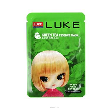 Hanwoong Luke Green Tea Essence Mask Маска с экстрактом зеленого чая 21 гр