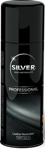 Silver Specialist Cпрей краска-востановитель для гладкой кожи 200 мл Черный