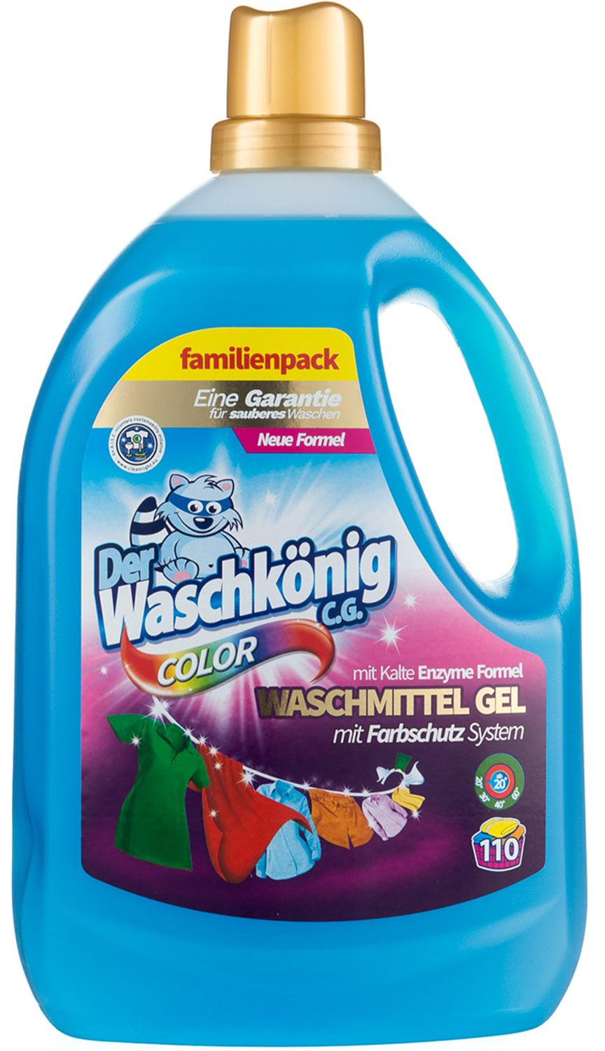 Der Waschkonig C.G. Waschmitel Gel Color Гель для стирки цветных тканей 3,305 л на 110 стирок