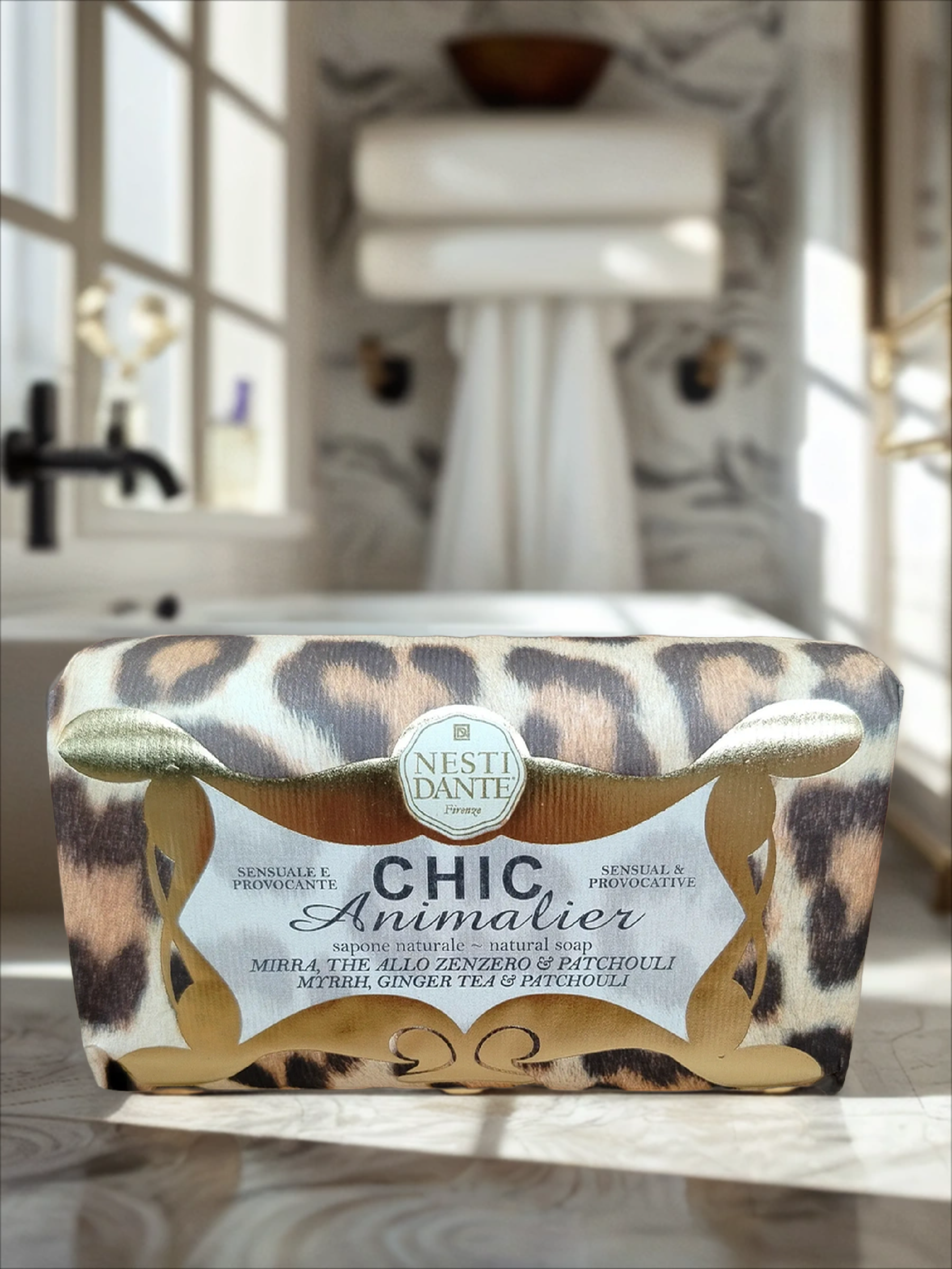 Nesti Dante Chic Animalier Bronze Soap Мыло натуральное Шикарное бронза 250 гр