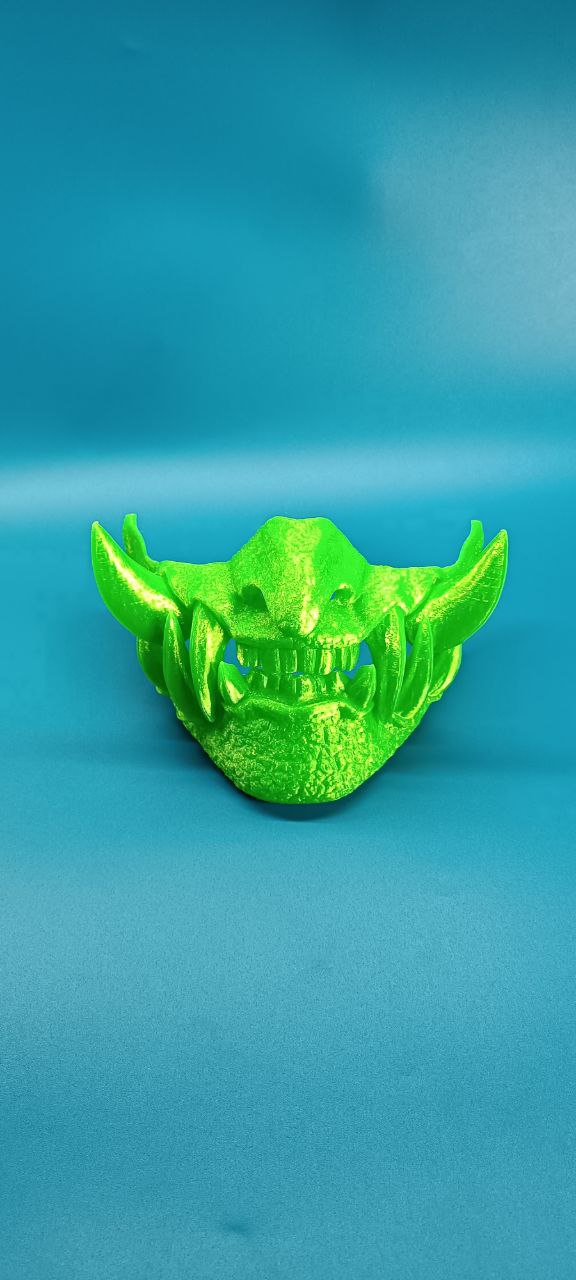 POAC Маска Гоблин Ярко-зеленая флуоресцентная