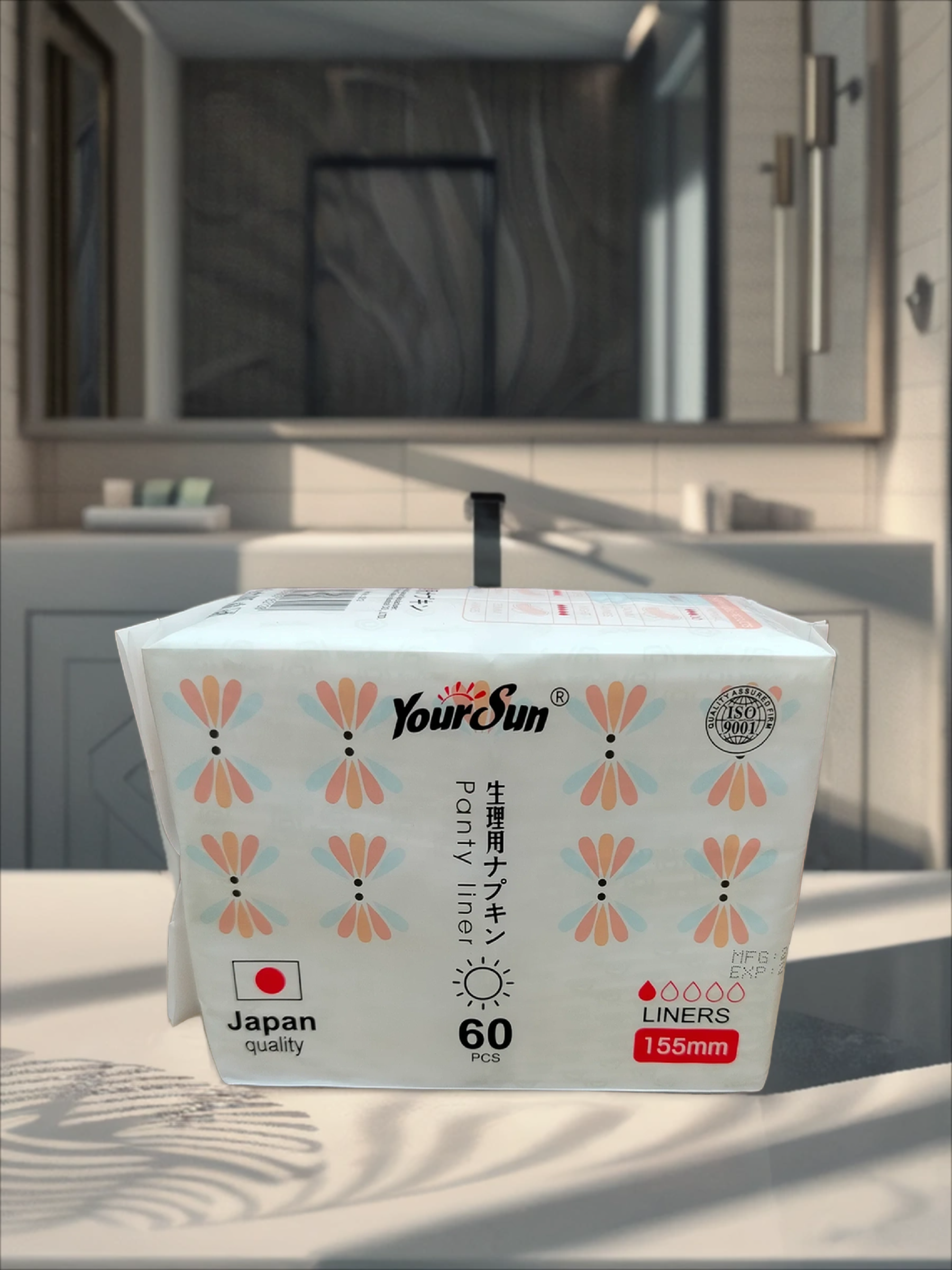 YourSun Женские гигиенические дневные прокладки 155 мм 1 капля 60 шт