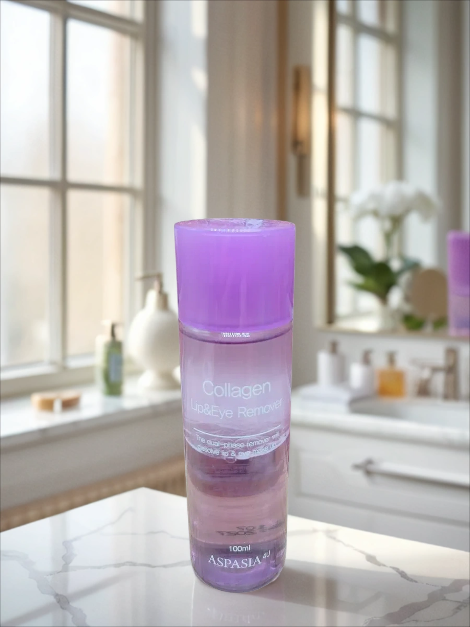 Aspasia 4U Lip & Eye Remover Collagen Средство для снятия макияжа двухфазное с Коллагеном 100 гр