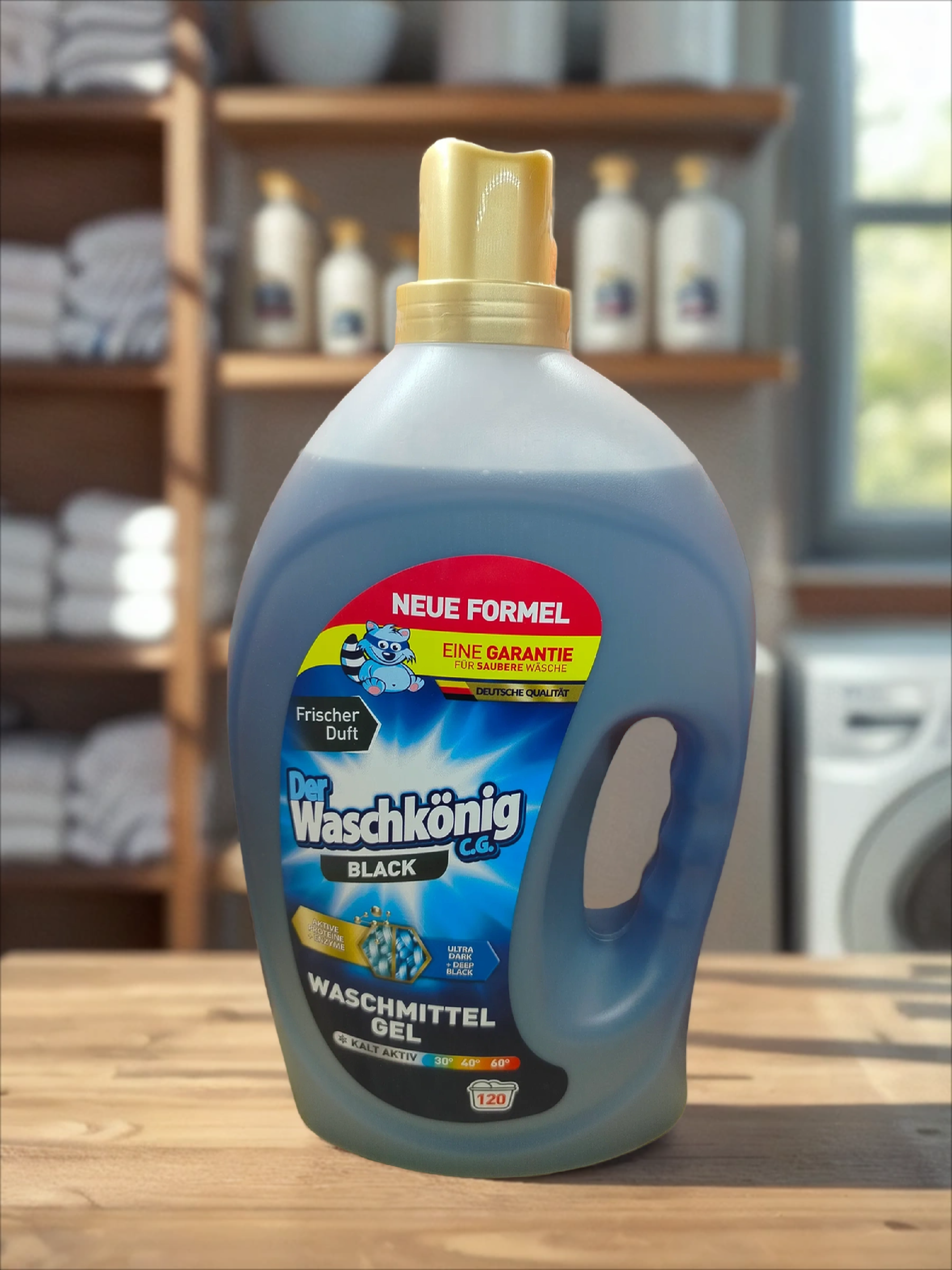 Der Waschkonig C.G. Waschmitel Gel Black Гель для стирки темных тканей 3 л на 120 стирок