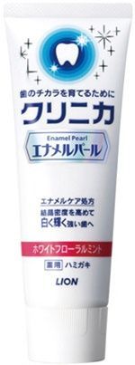 Lion Clinica Enamel Pearl Зубная паста отбеливающая с ароматом жасмина и мяты 130 гр