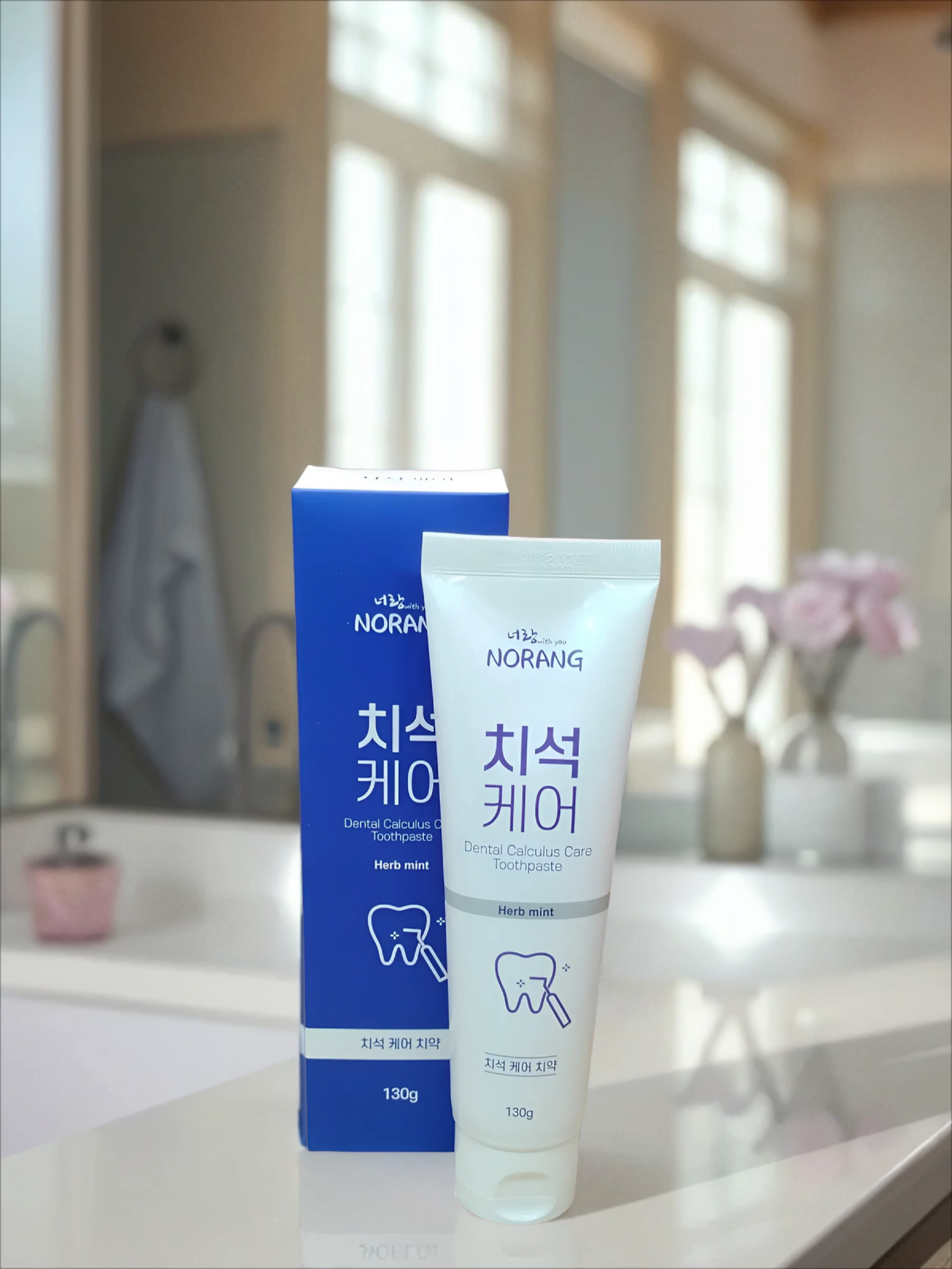 Norang Toothpaste Dental Caculus Care Herb Mint Зубная паста для защиты от кариеса и зубного камня с травами и мятой 130 гр