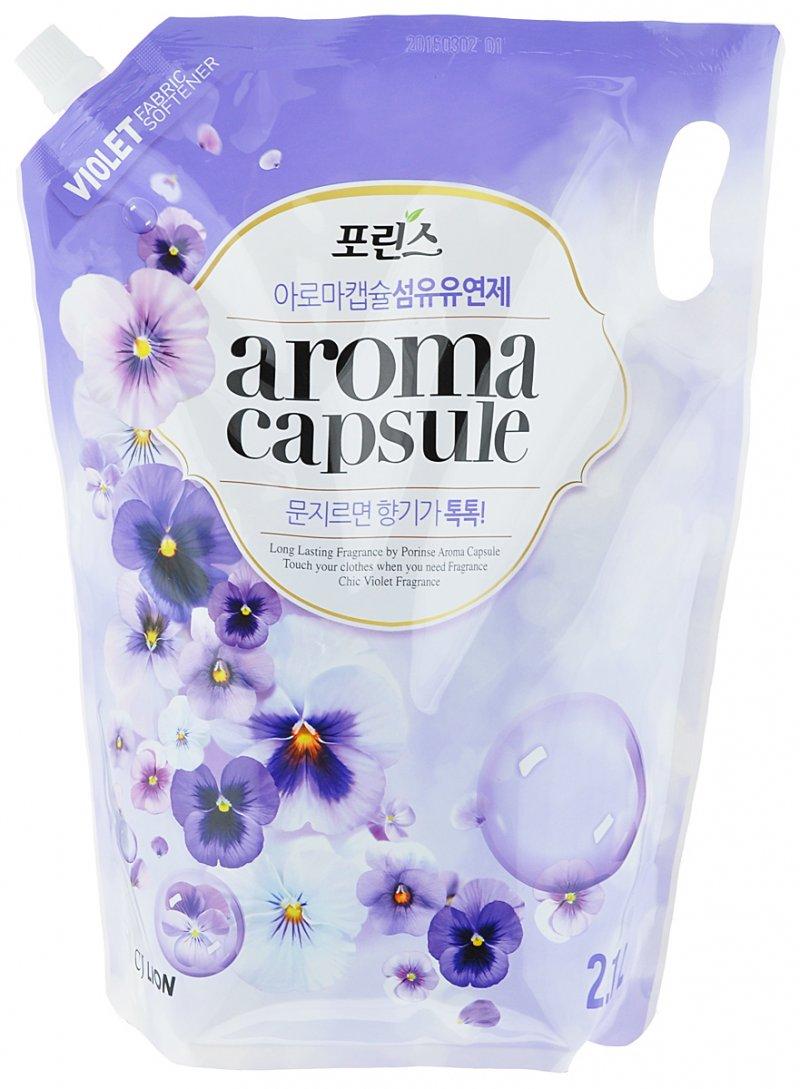 Lion Aroma Silk Violet Кондиционер для белья Фиалка 2,1 л в мягкой упаковке на 70 стирок