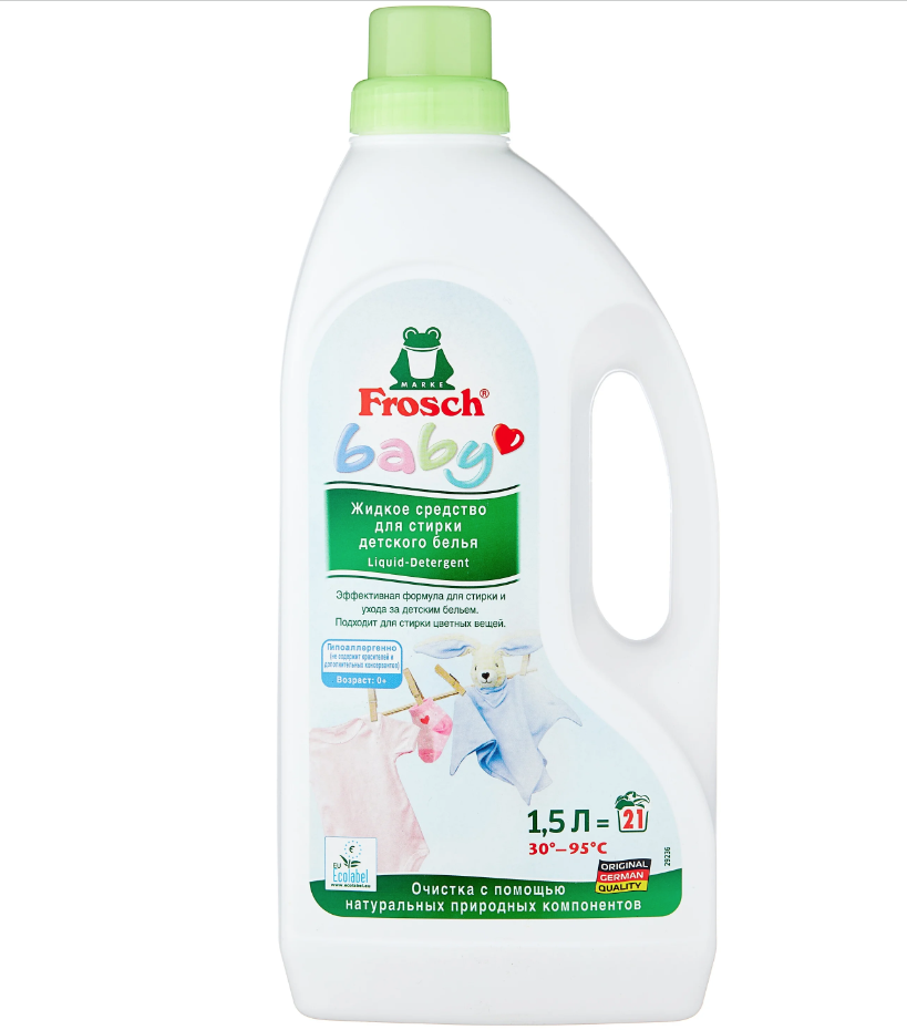 Frosch Жидкое средство для стирки Детского белья 1.5 л