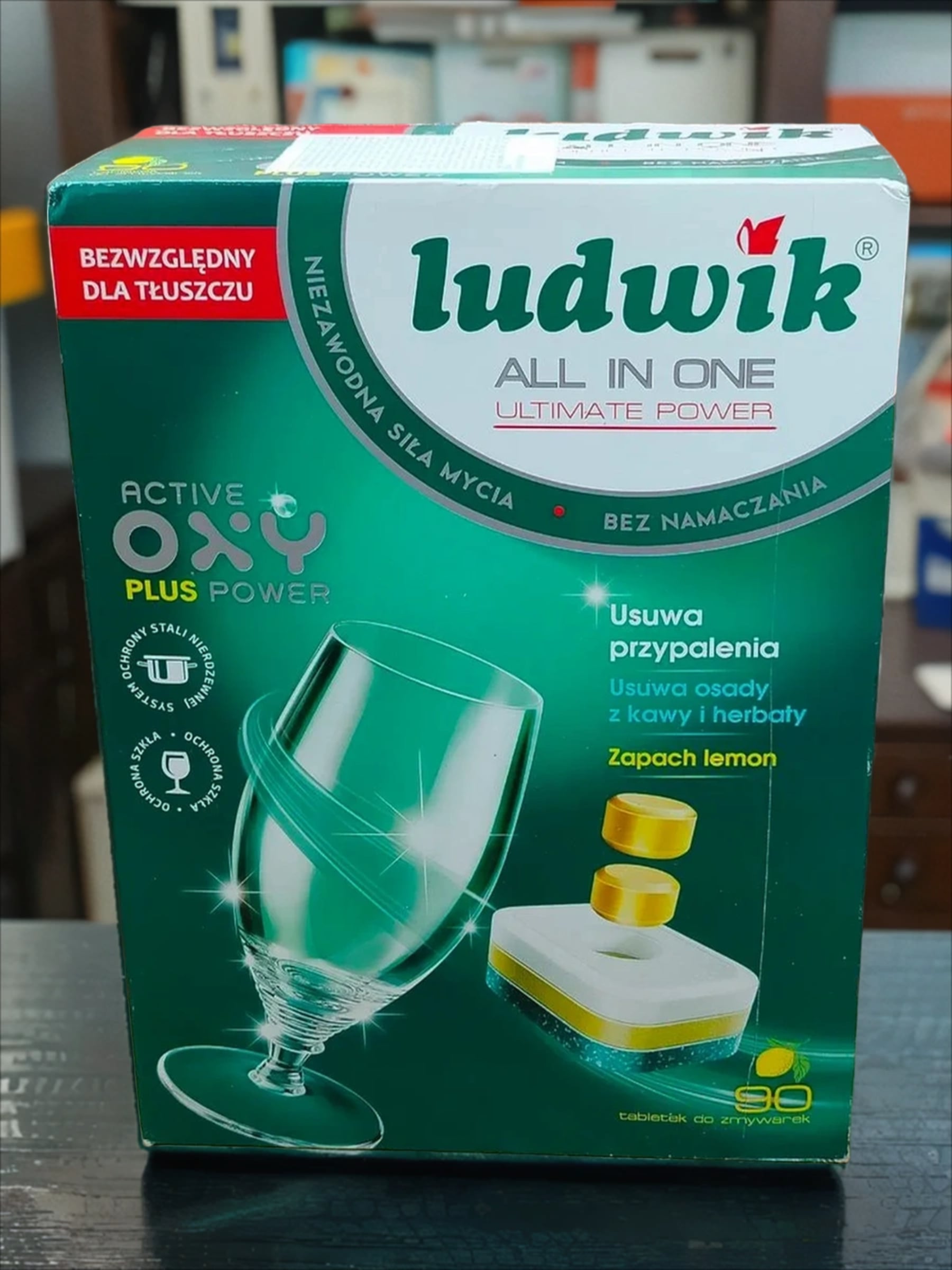 Ludwik ALL in one Ultimate Power Таблетки для посудомоечных машин Лимон 90 шт 1,62 кг