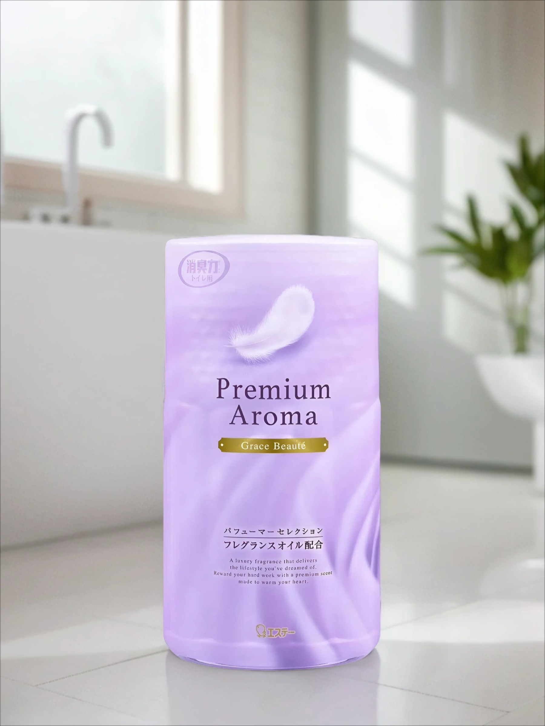 ST Shoushuuriki Premium Aroma Жидкий дезодорант–ароматизатор для туалета с элегантным парфюмерным ароматом цветов и цитрусов 400 мл