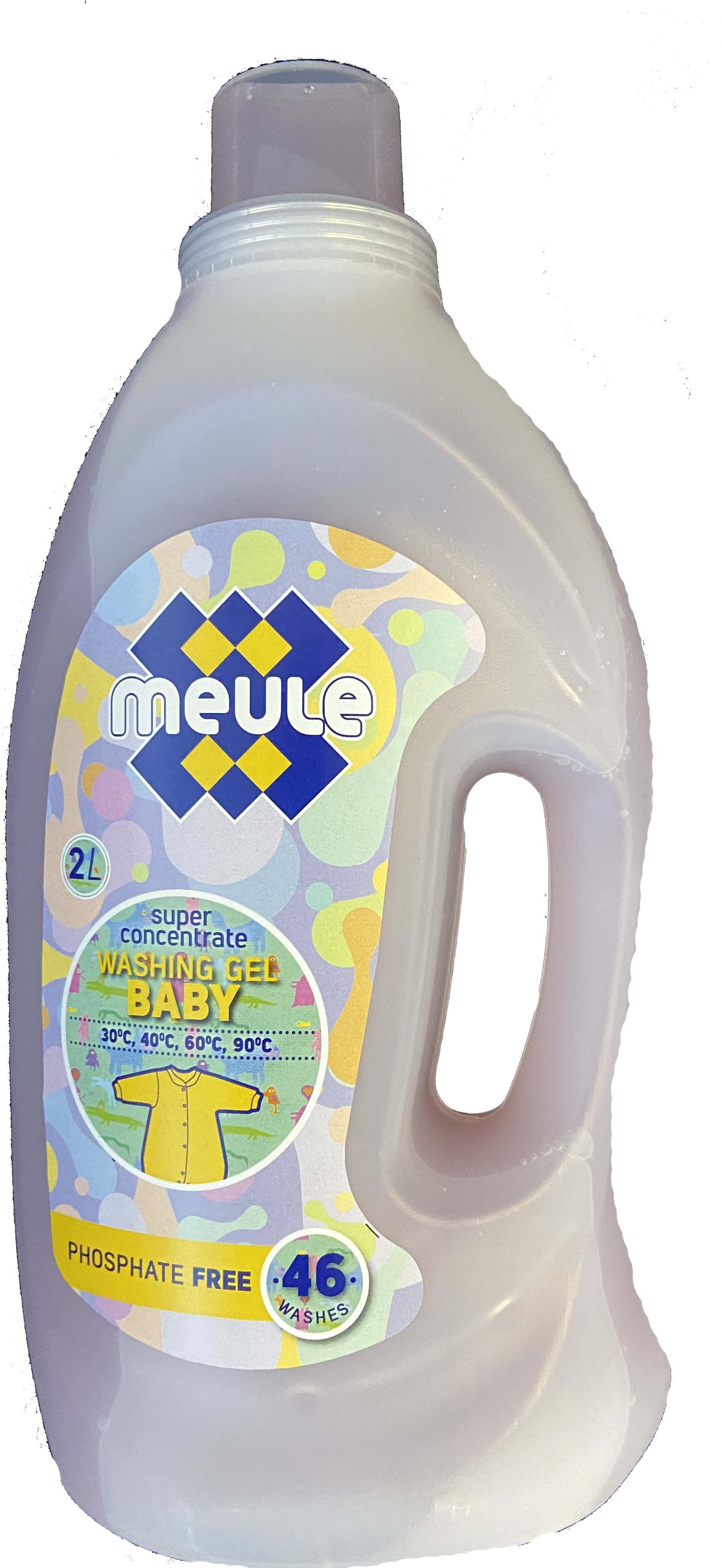 Meule Концентрированный гель для стирки детской одежды Baby 2 л