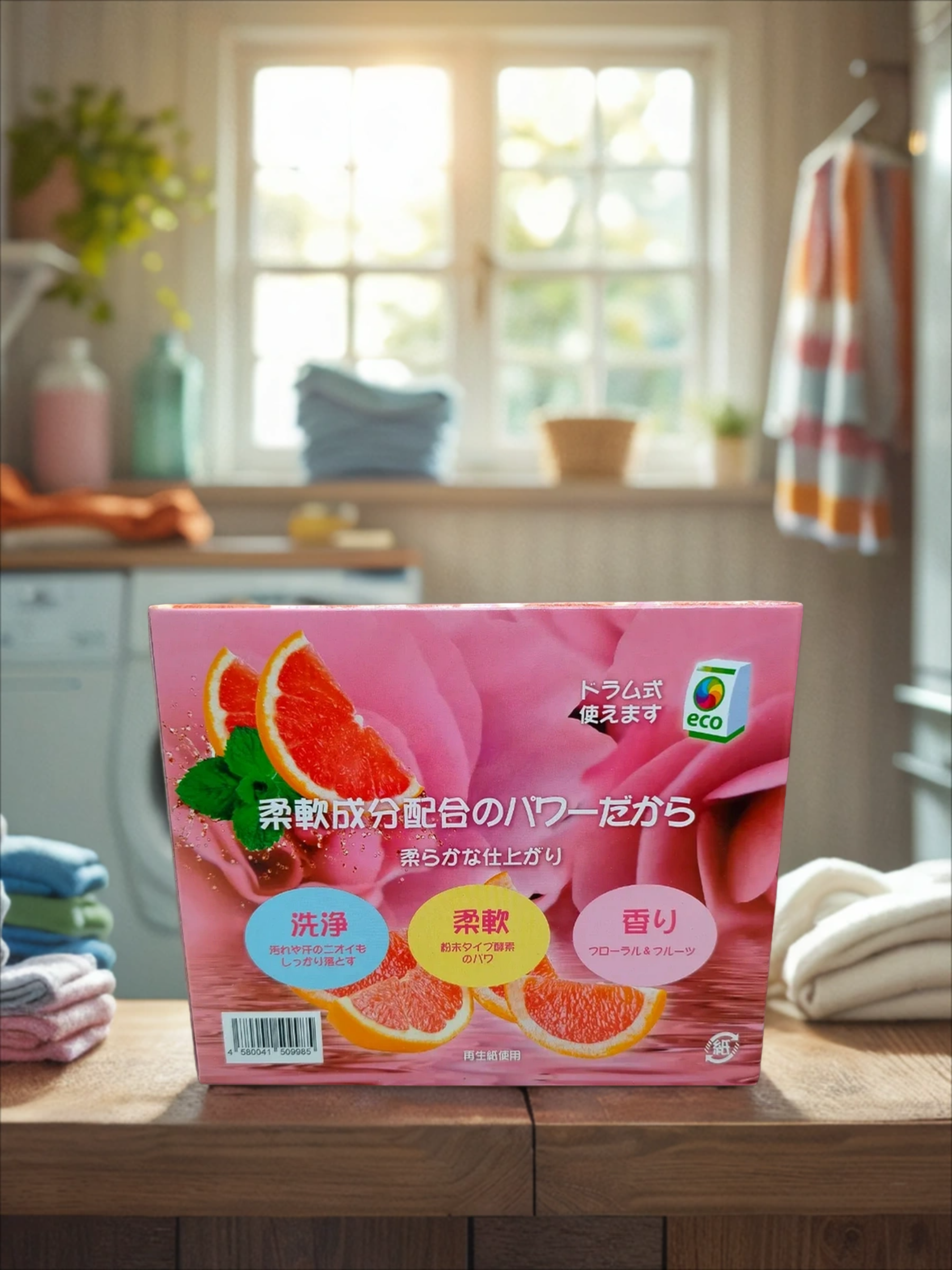 OTSU Стиральный порошок на основе растительных компонентов без фосфатов с силой кислорода и натуральным ароматом свежих цитрусов 1 кг на 46 стирок