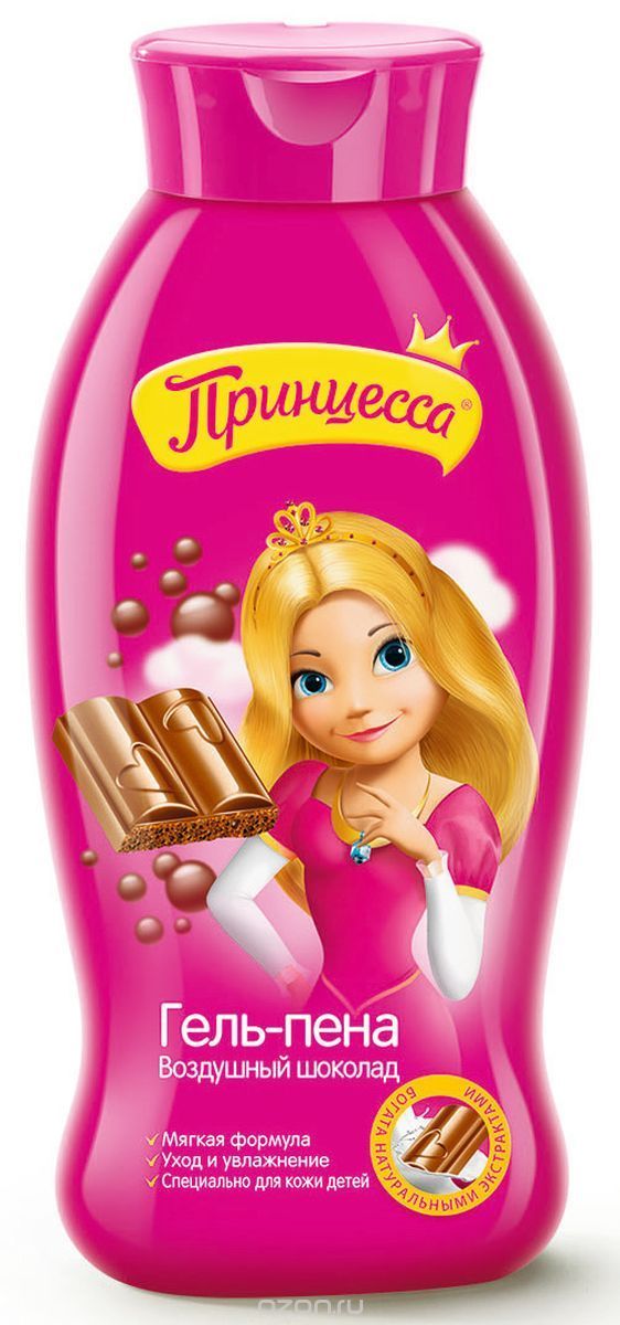 Clever Принцесса Детская гель-пена Воздушный шоколад 400 мл