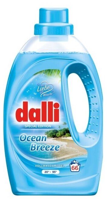 Dalli Special Edition Ocean Breeze Универсальный концентрированный гель для стирки 3,65 л на 66 стирок