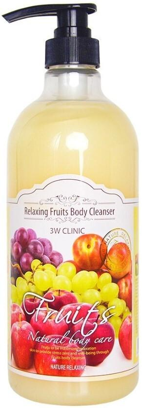 3W Clinic Relaxing Body Cleanser Fruits Гель для душа Фрукты 1000 мл