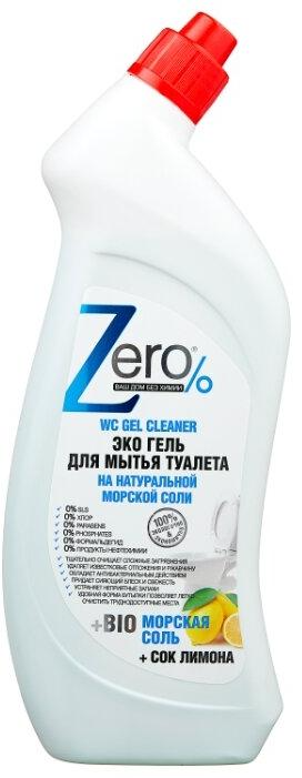 Zero Эко гель для мытья туалета на натуральной морской соли с соком лимона 750 мл