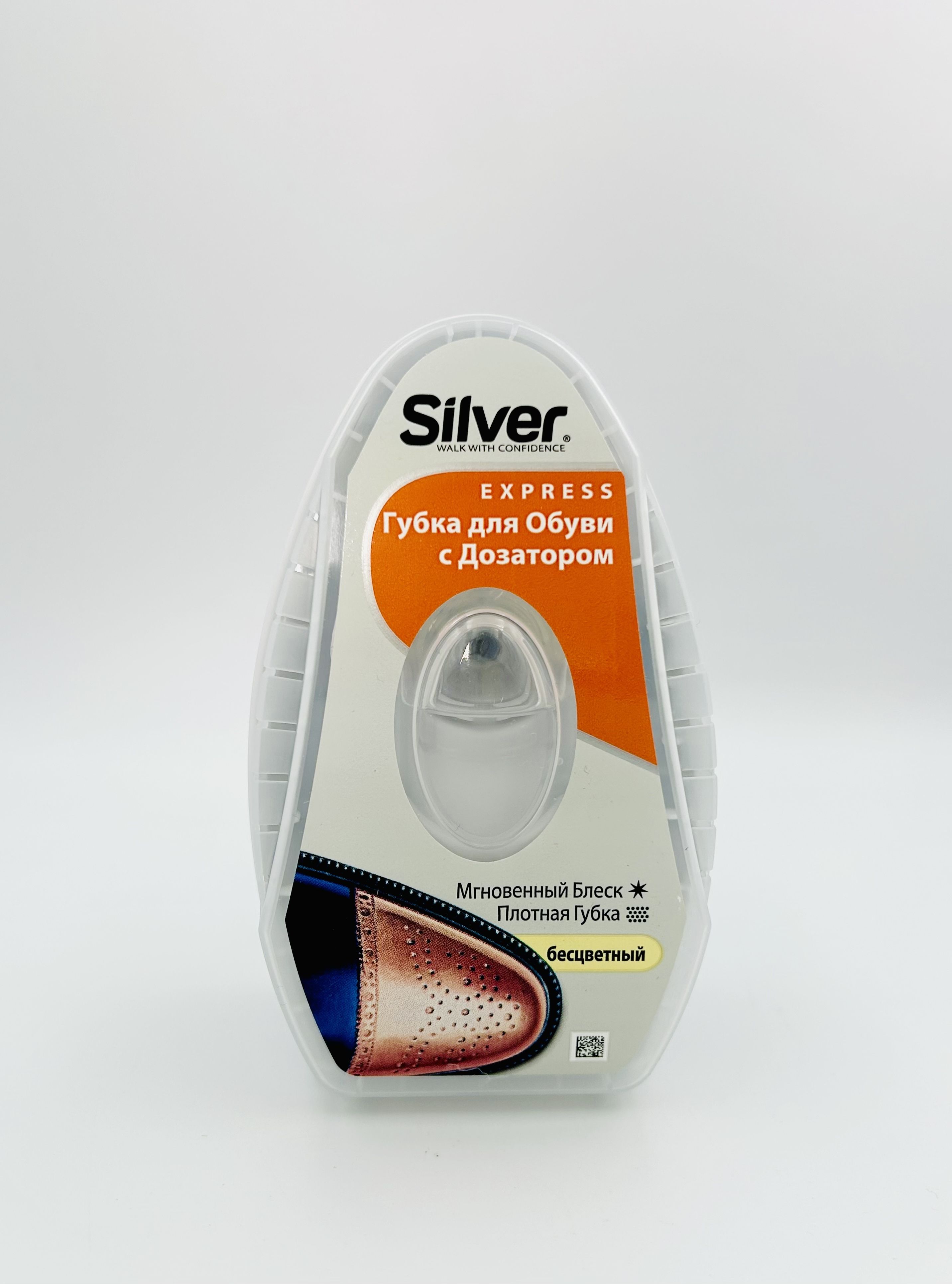 Silver Express Губка-блеск с дозатором силикона 6 мл Бесцветный