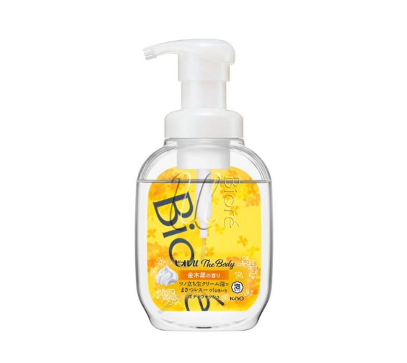 Kao Biore u The Body Foam Osmanthus Мыло-пенка для душа с ароматом Османтуса 540 мл