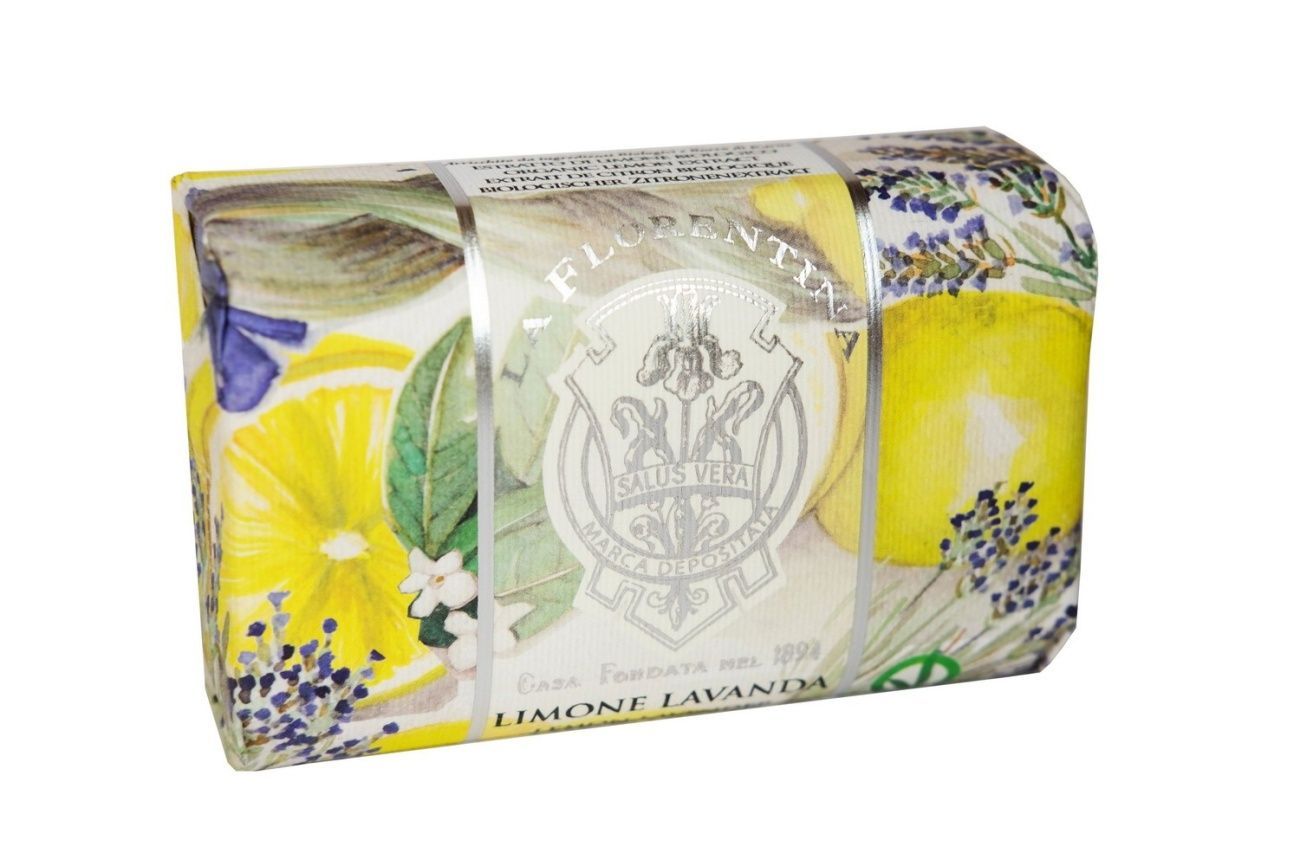 La Florentina Hand Soap Lemon Lavender Мыло для рук с экстрактом Лимона и Лаванды 200 гр
