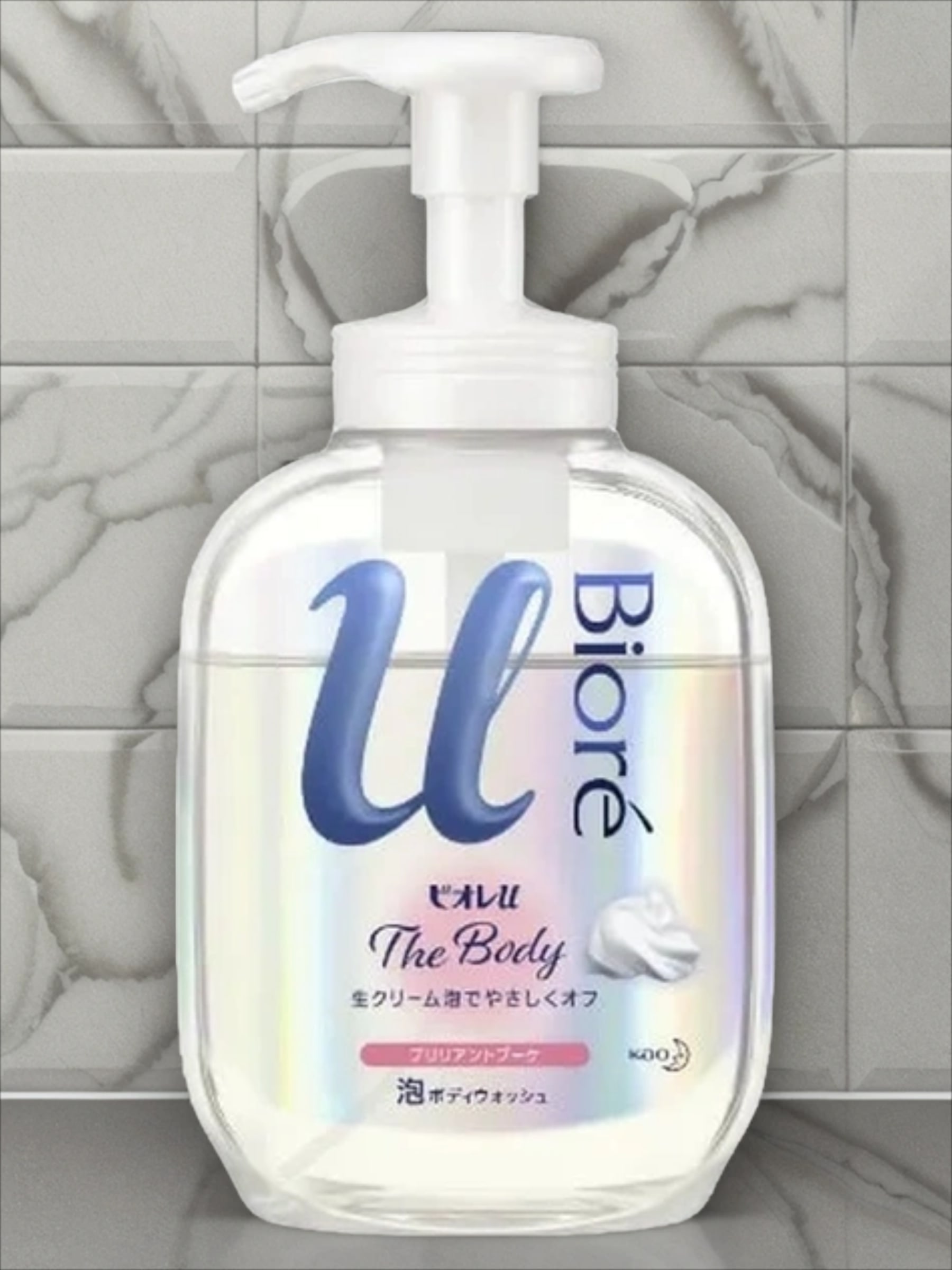 Kao Biore u The Body Foam Brilliant Bouquet Мыло-пенка для душа с цветочным ароматом 540 мл