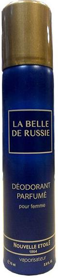 Новая Заря La Belle De Russie Дезодорант аэрозольный парфюмированный для женщин Русская красавица 75 мл