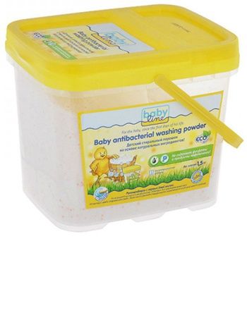 BabyLine Детский стиральный порошок на основе натуральных ингредиентов 1,5 кг
