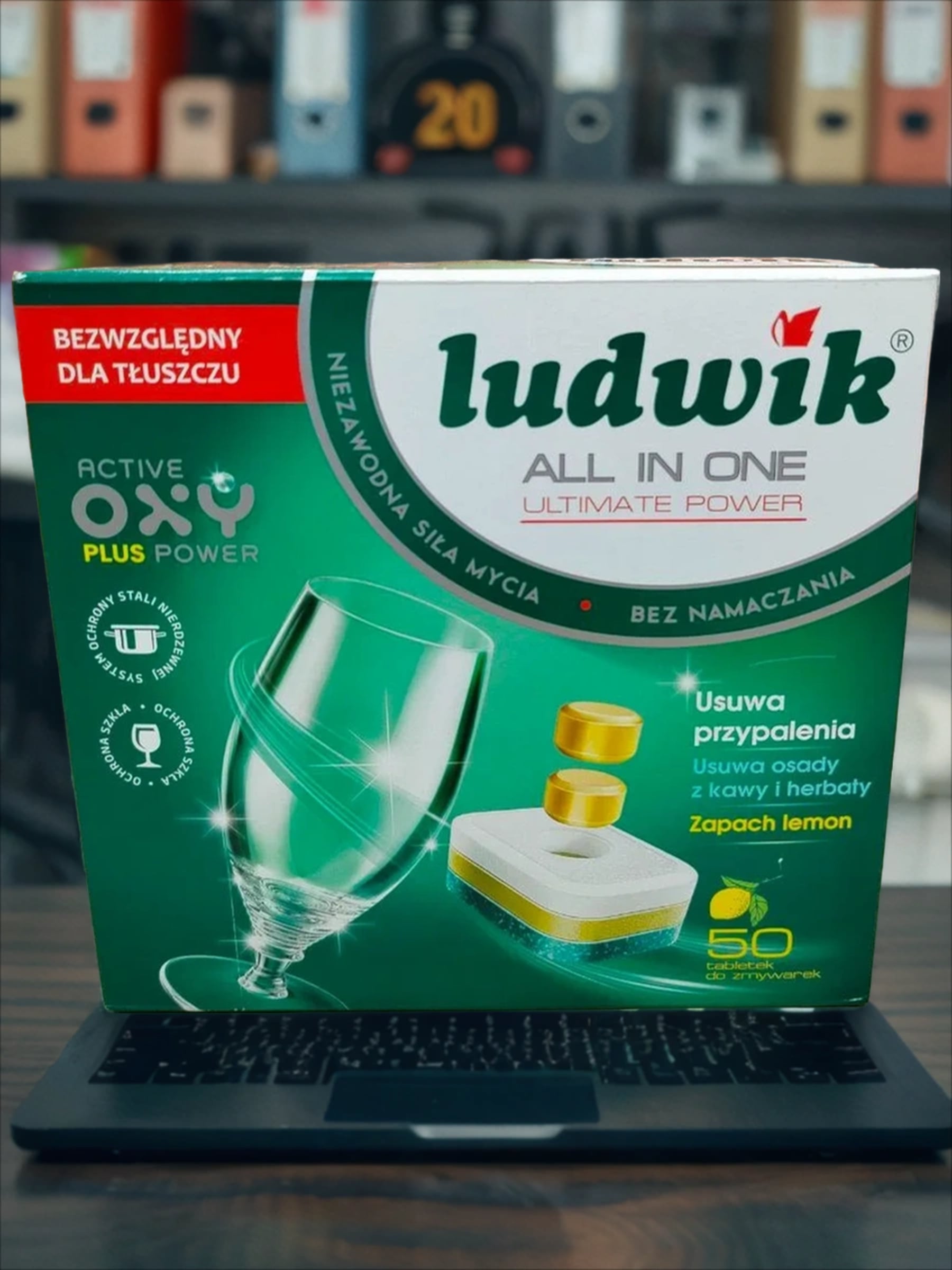 Ludwik ALL in one Ultimate Power Таблетки для посудомоечных машин Лимон 50 шт