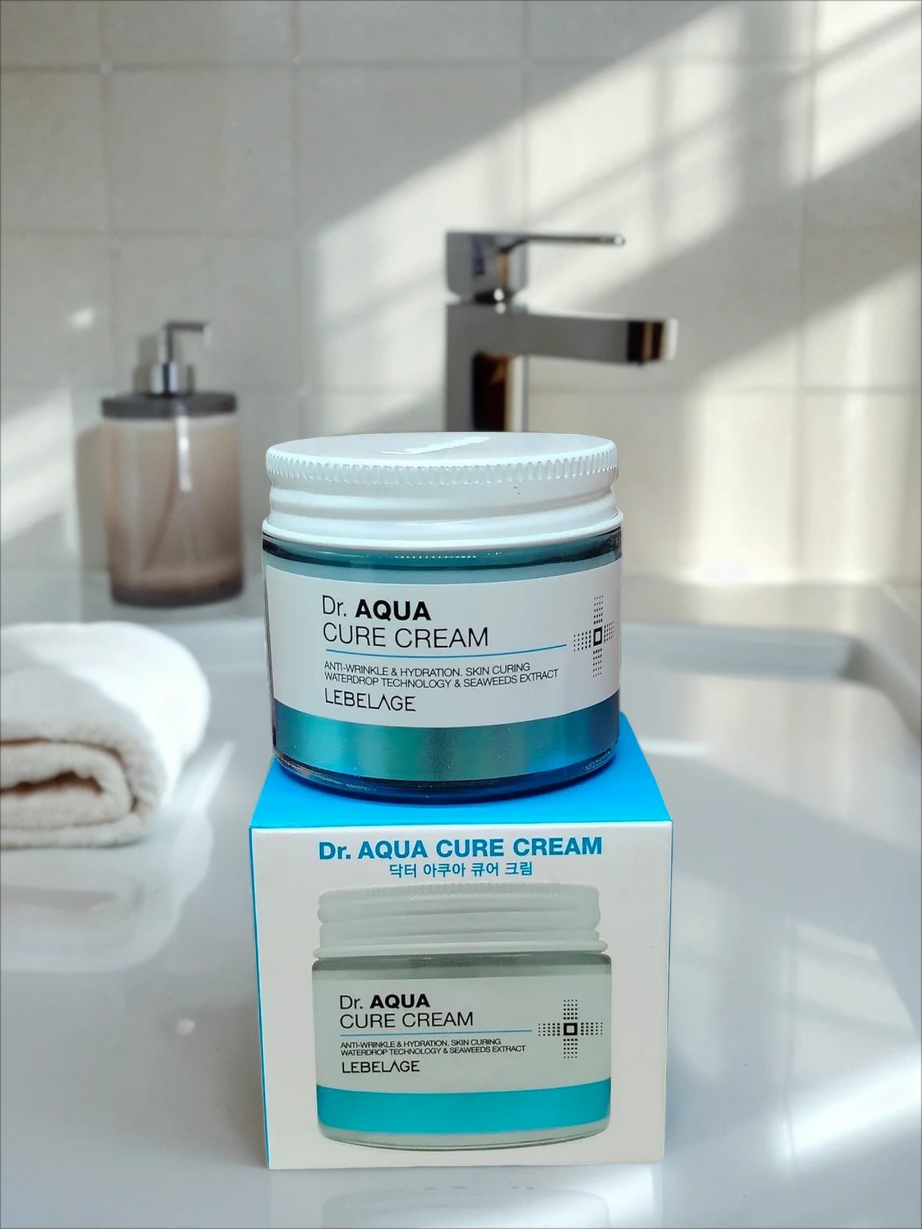 Lebelage Cure Cream Dr. Aqua Крем для лица увлажняющий 70 мл