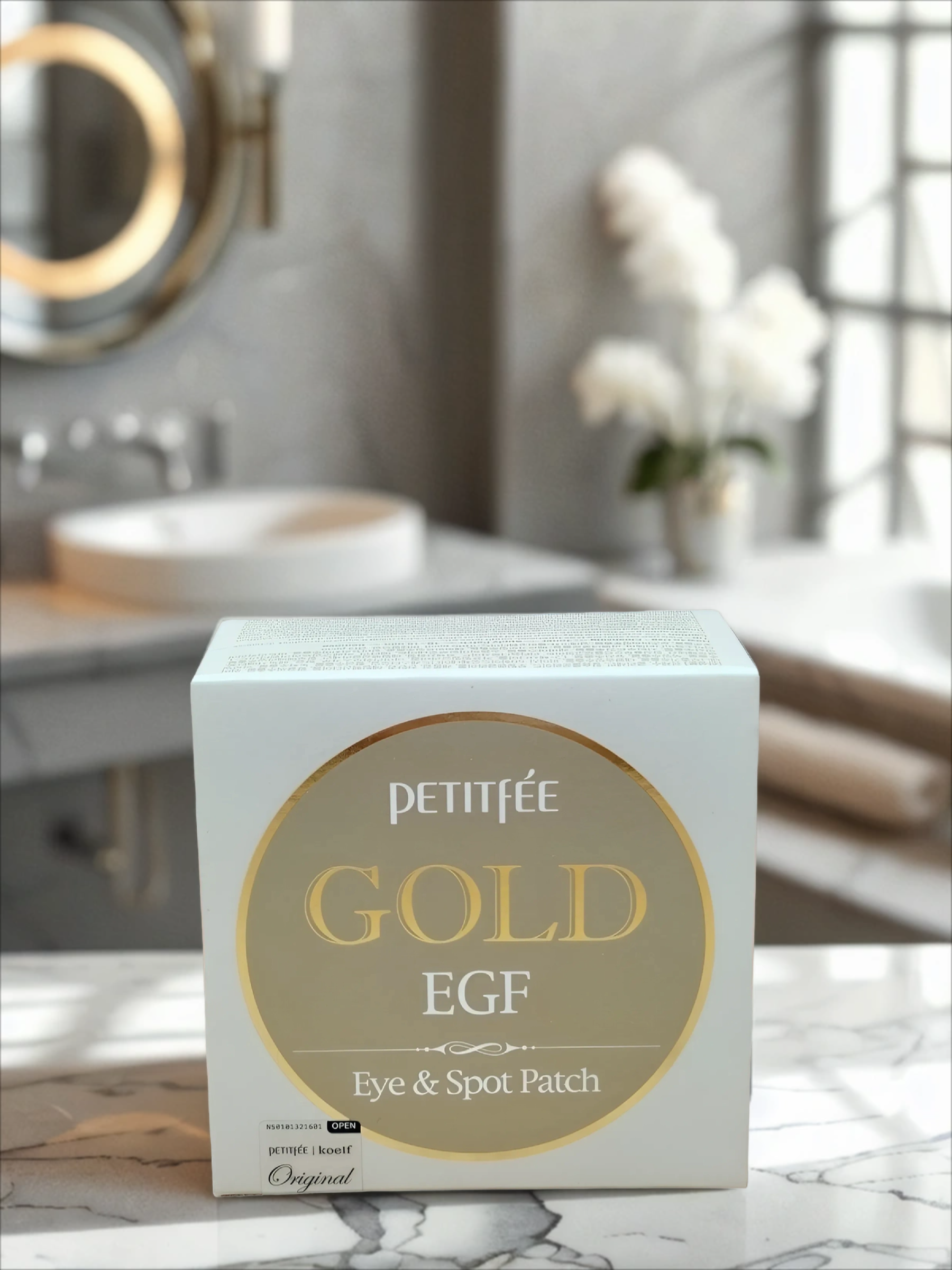 Petitfee Hydrogel Eye & Spot Patch Gold EGF Гидрогелевые патчи с золотом и омолаживающим фактором 60 шт 84 гр