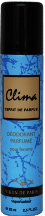 Новая Заря Vikon De Paris Clima Дезодорант аэрозольный парфюмированный для женщин Клима 75 мл