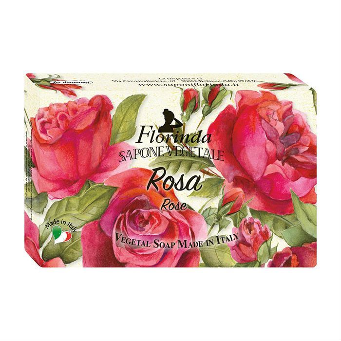 Florinda Vegetal Soap Rose Мыло натуральное на основе растительных масел Роза 100 гр