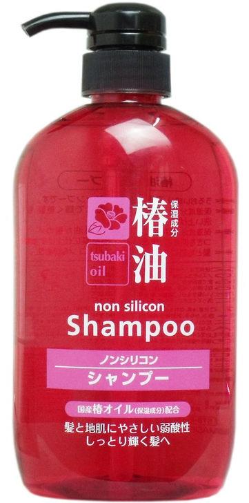 Kumano Cosmetics Tsubaki Oil Шампунь для ухода за поврежденными волосами с маслом камелии 600 мл