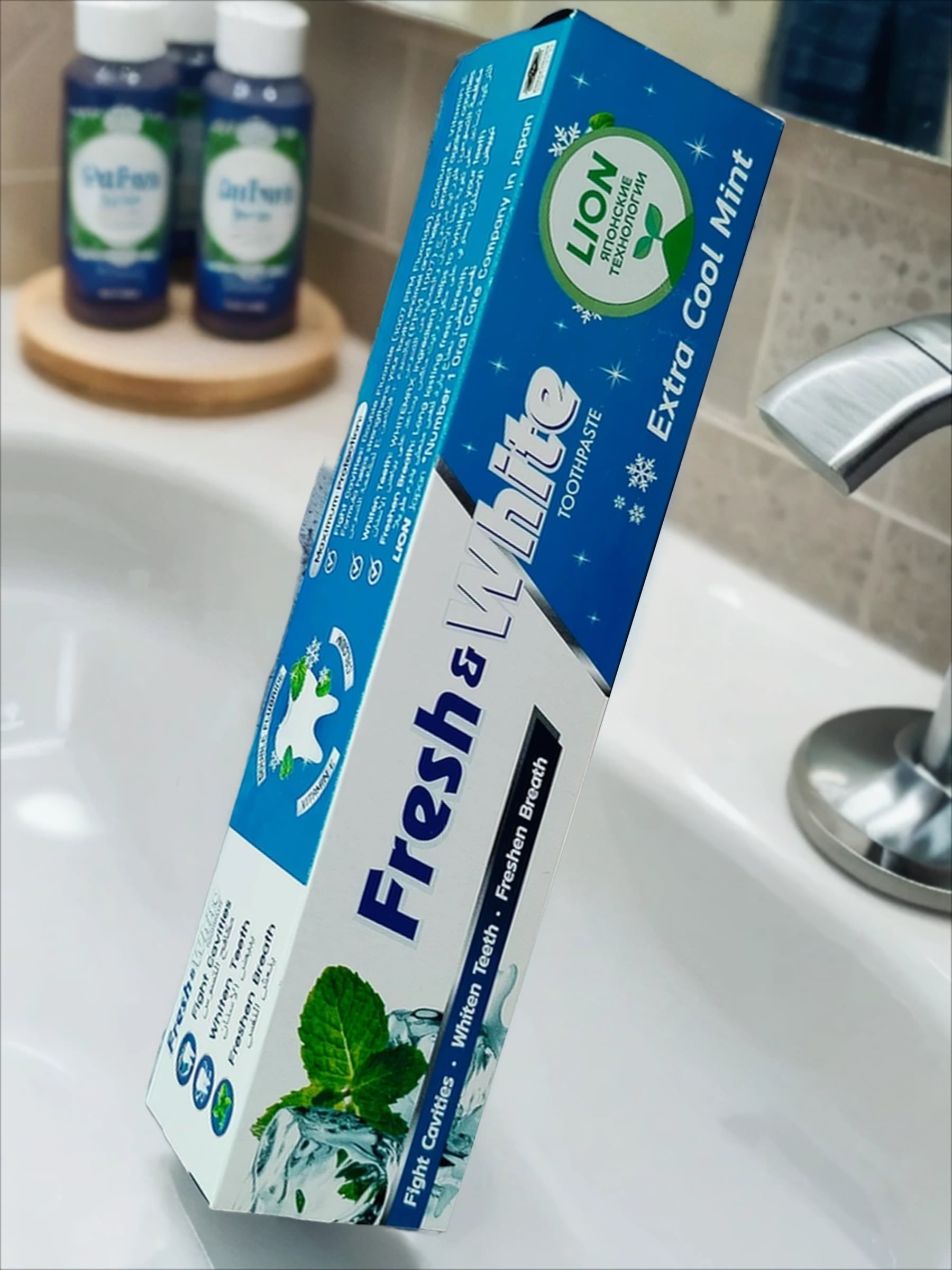 Lion Thai Fresh & White Зубная паста экстра мятная свежесть 160 гр