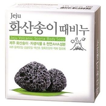 Mukunghwa Jeiu volcanic scoria scrab soap Мыло-Скраб для тела с вулканической солью 100 гр