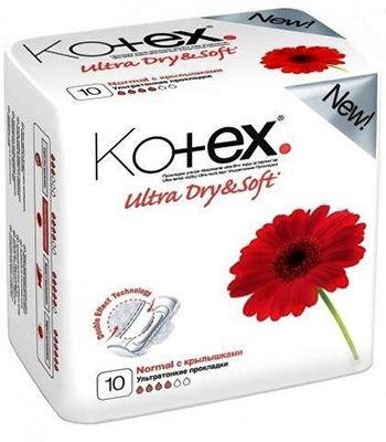 Kotex Ultra Normal Прокладки с крылышкам 10 шт