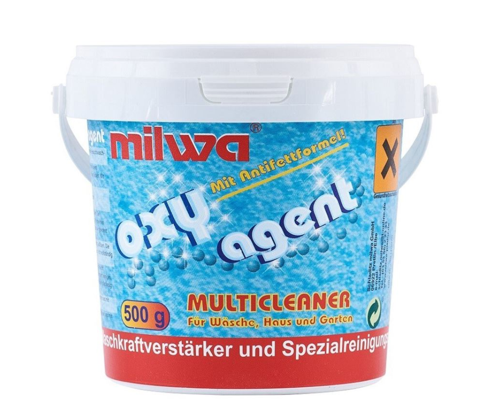 Milwa Oxy Agent Multicleaner Универсальный кислородный пятновыводитель для стирки и уборки 500 гр