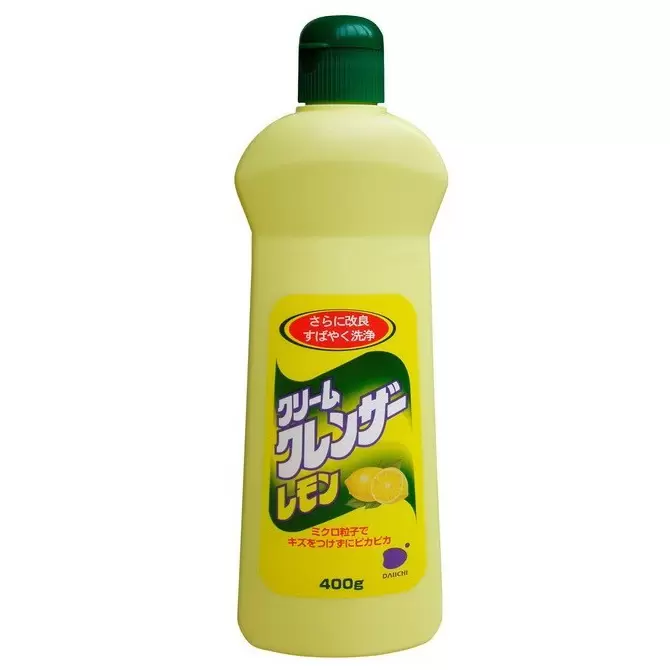 Daiichi Cream Cleans Чистящий крем для ванной комнаты и кухни с ароматом Лимона 400 гр