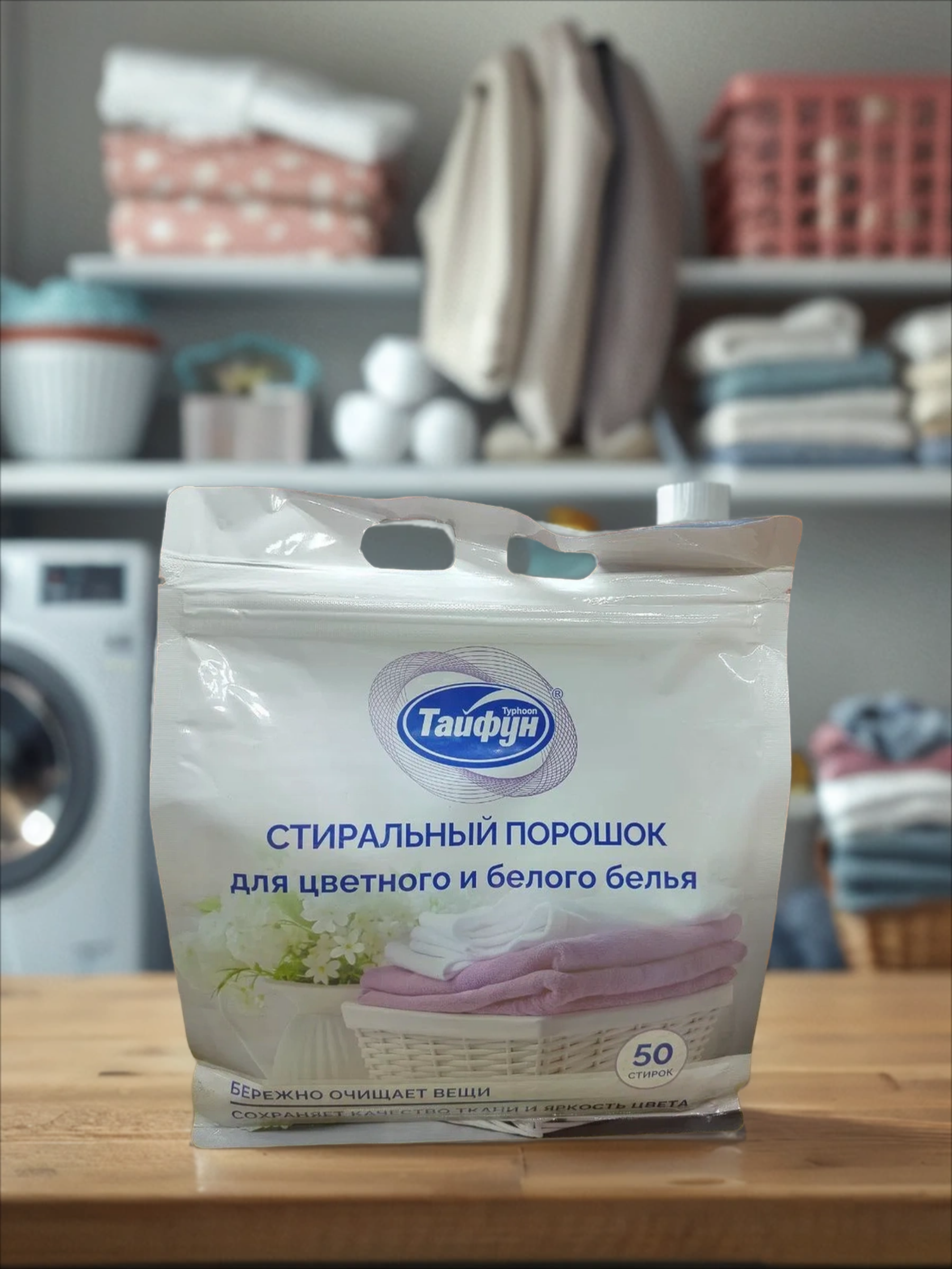 Тайфун Стиральный порошок универсальный 1 кг на 50 стирок