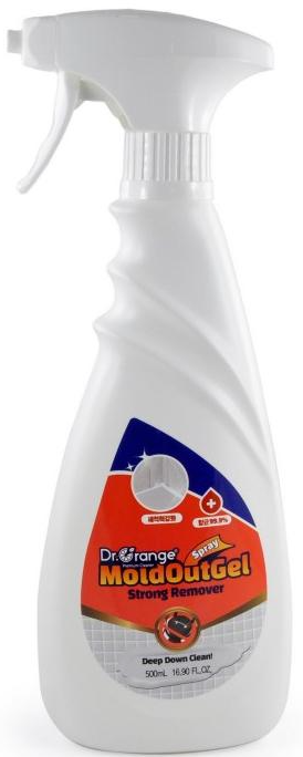 KMPC Mold Out Gel Spray Жидкое средство-гель  для удаления плесени c апельсиновым маслом 500 мл с распылителем