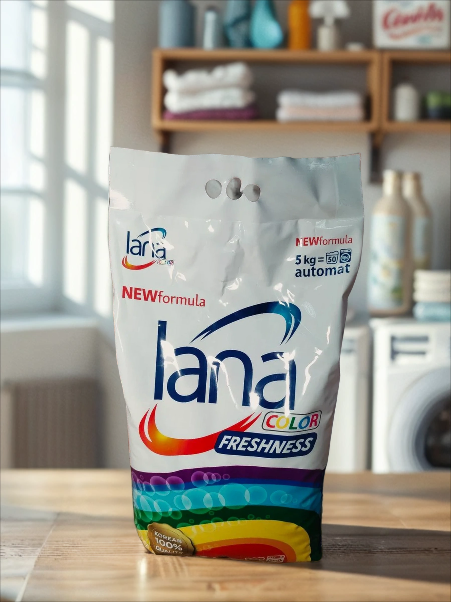 Lana Color Freshness Стиральный порошок универсальный 5 кг на 50 стирок