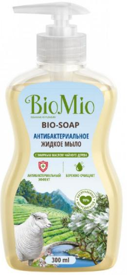 BioMio Bio-Soap Антибактериальное жидкое мыло с эфирным маслом чайного дерева 300 мл