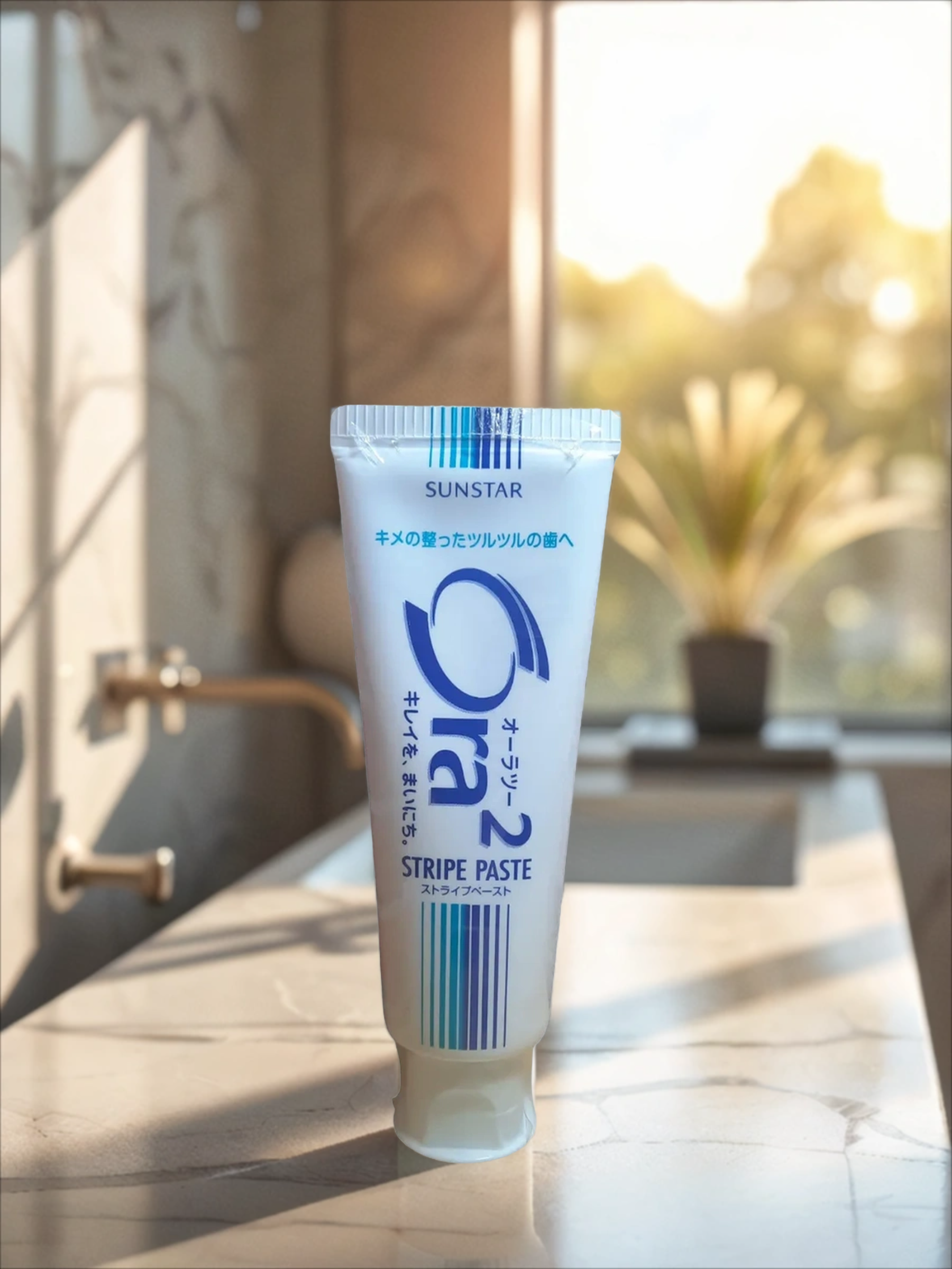 Sunstar Ora 2 Stripe Paste Зубная паста для удаления налета и профилактики кариеса Мята 140 гр