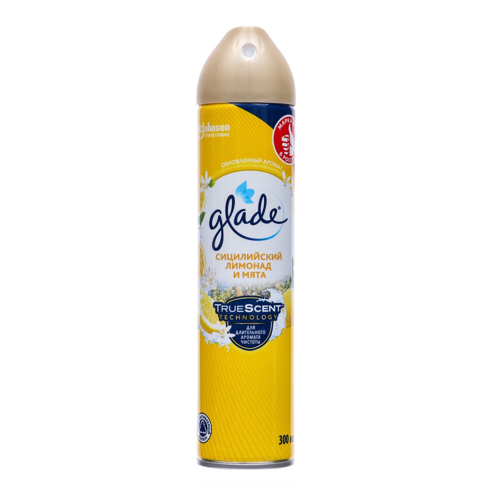 Glade Освежитель воздуха Сицилийский лимонад и Мята 300 мл